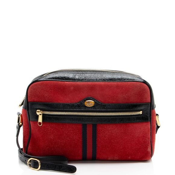 Gucci Suede Ophidia Camera Bag - Picture 1 of 16